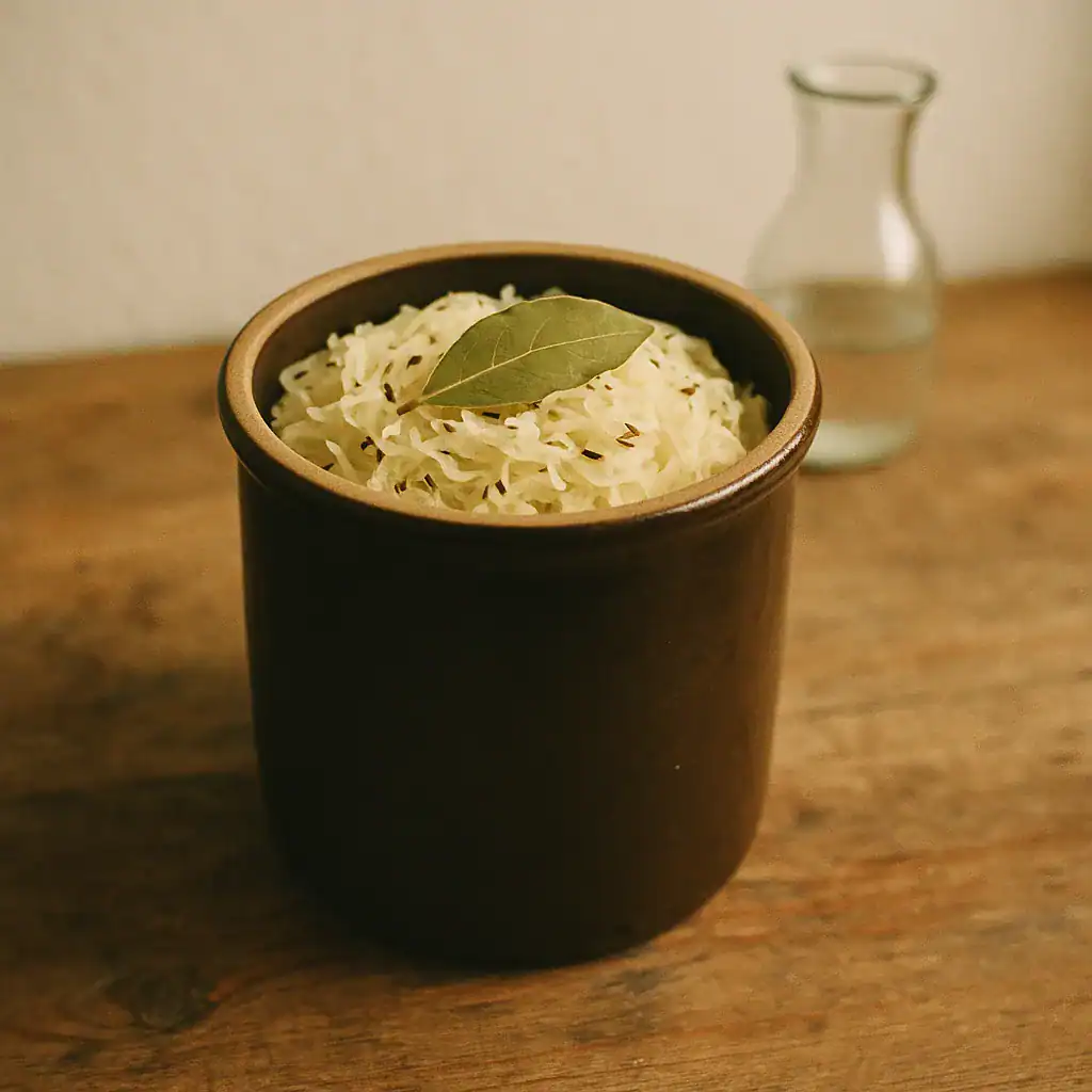 Sauerkraut from the Crock