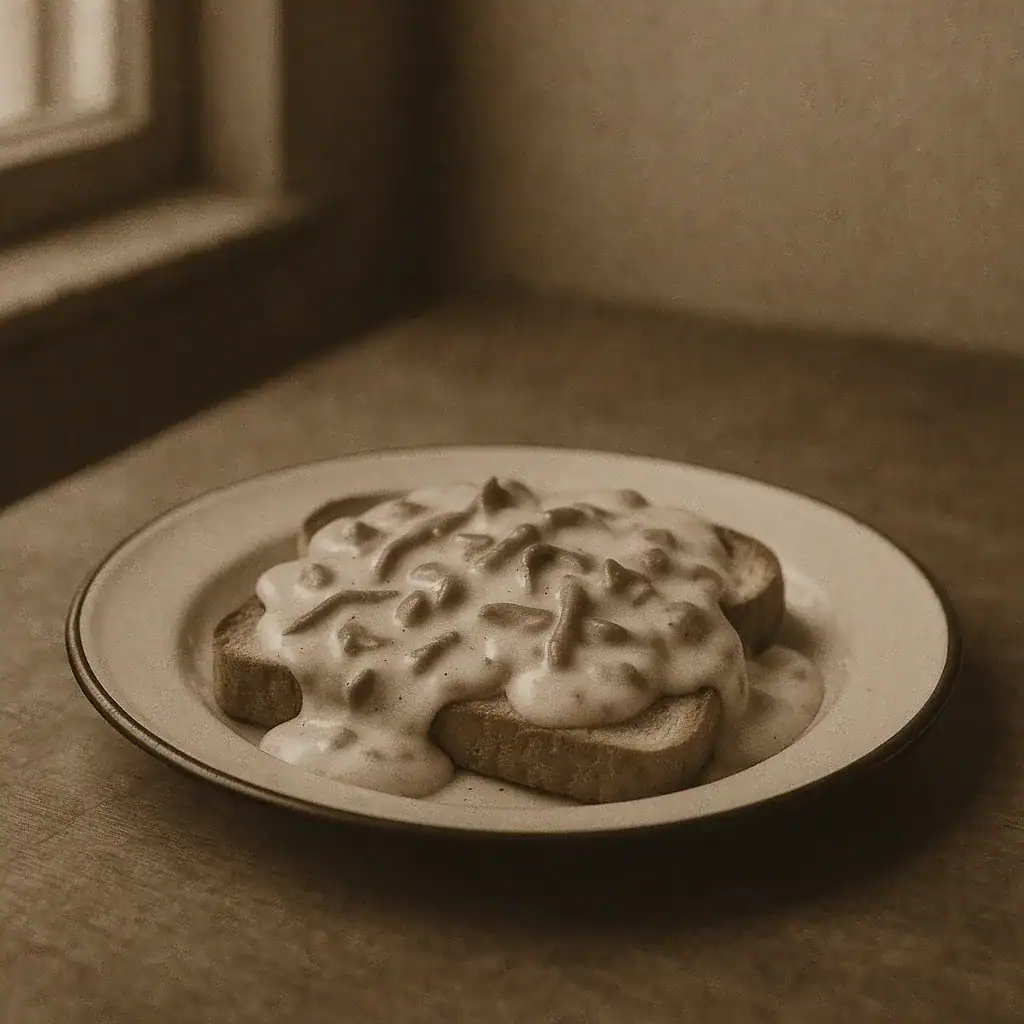 Creamed Chipped Beef on Toast