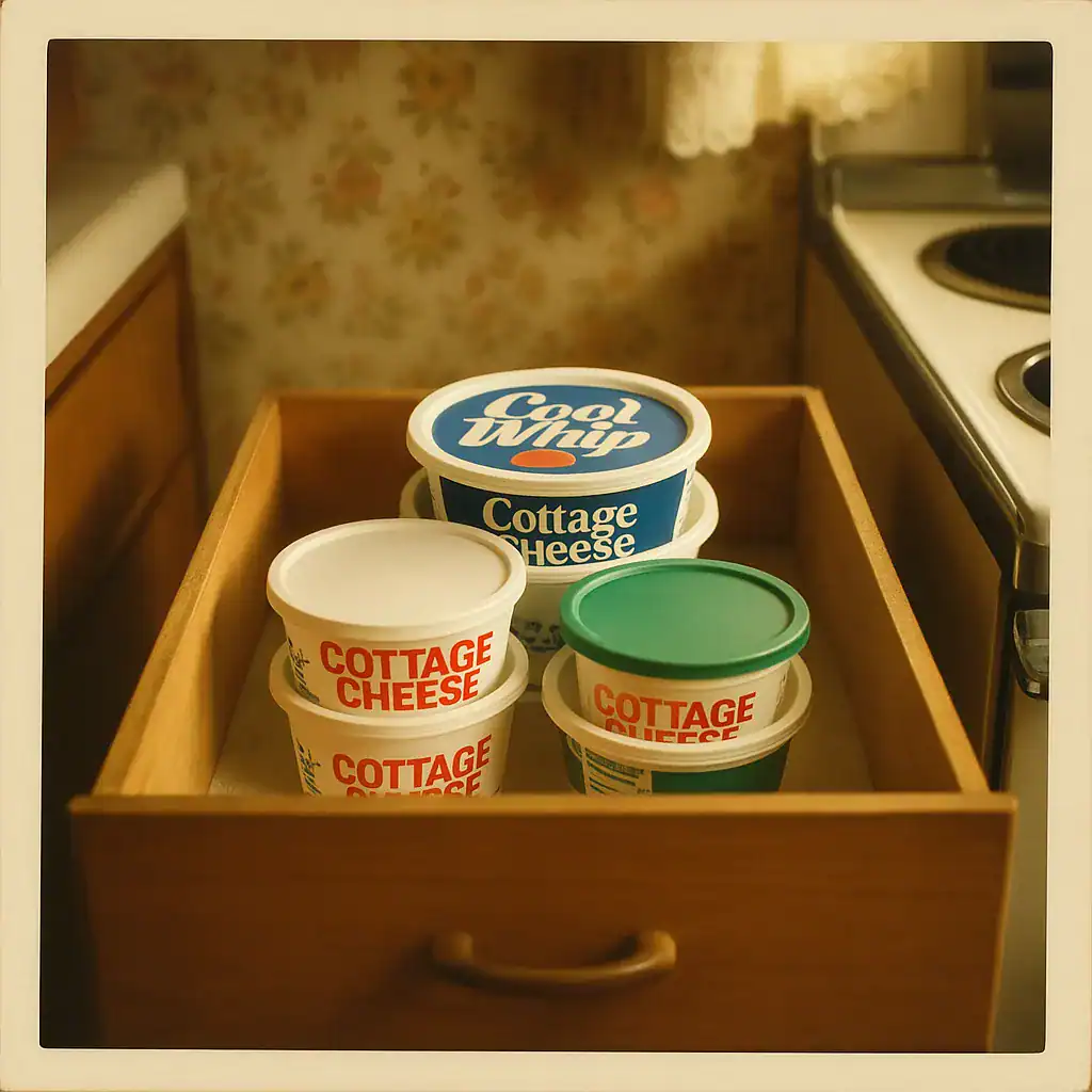 Cool Whip and Cottage Cheese Tubs