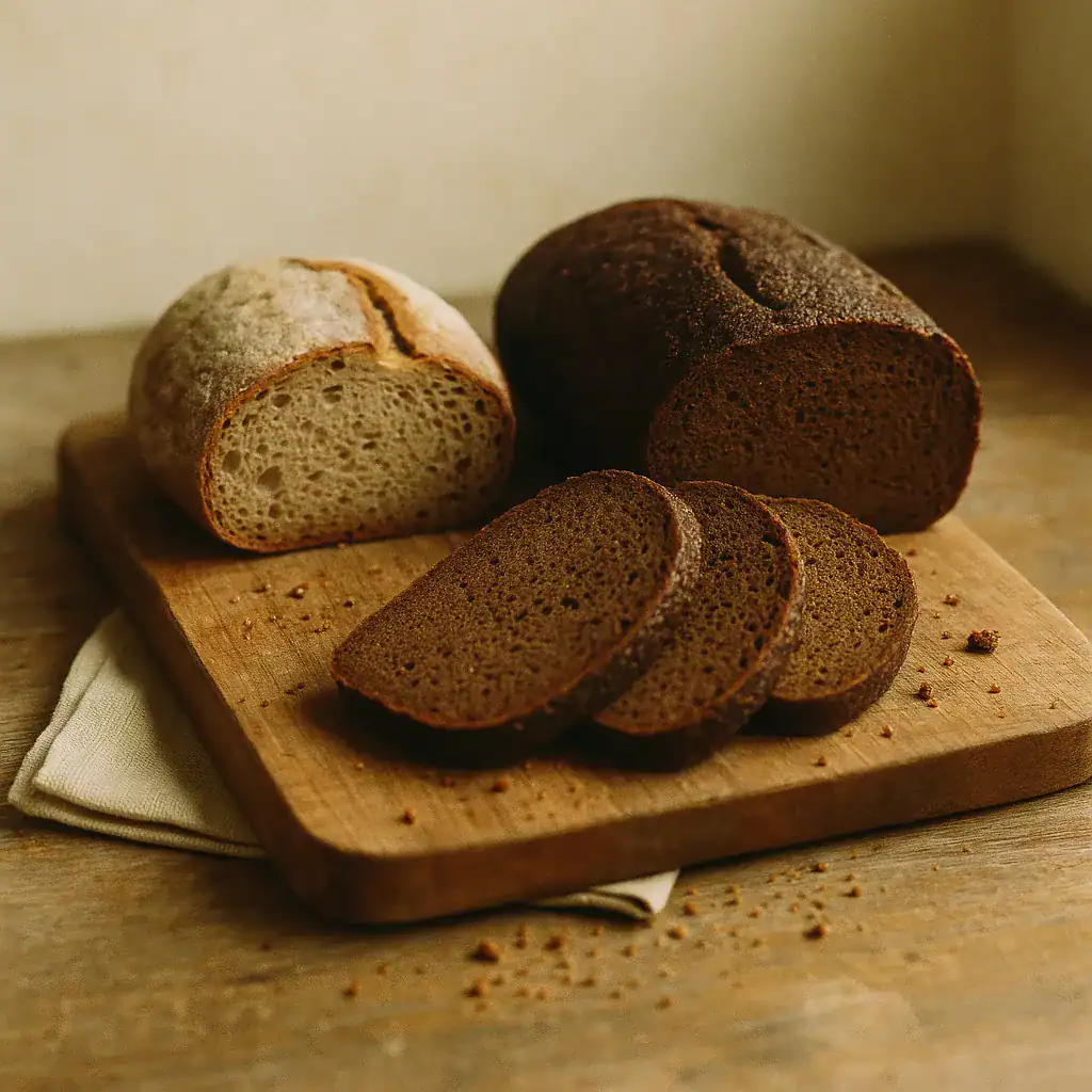 Rye and Pumpernickel Bread