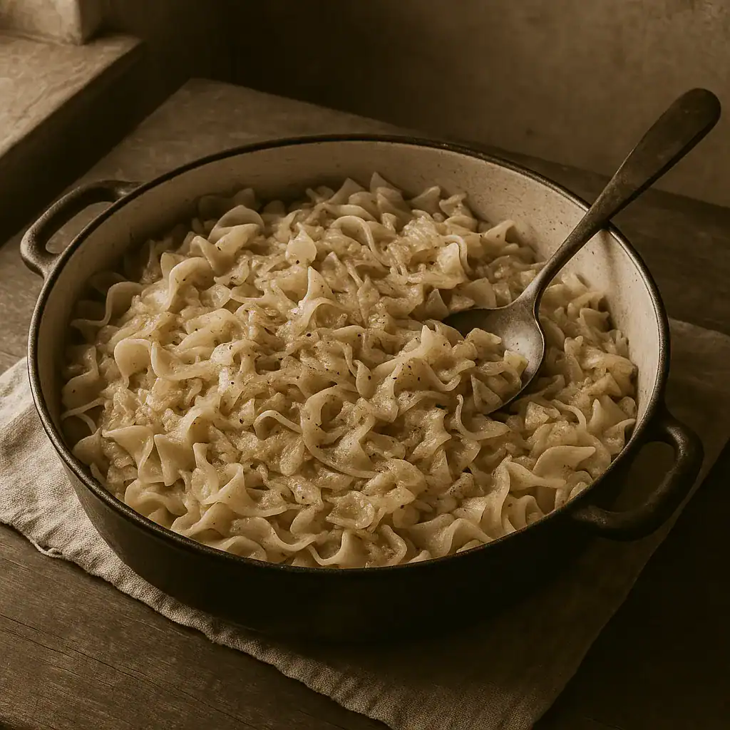 Haluski Cabbage and Noodles