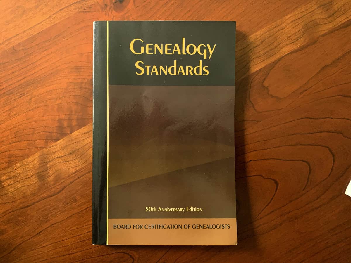 Genealogy Standards by Board for Certification of Genealogists